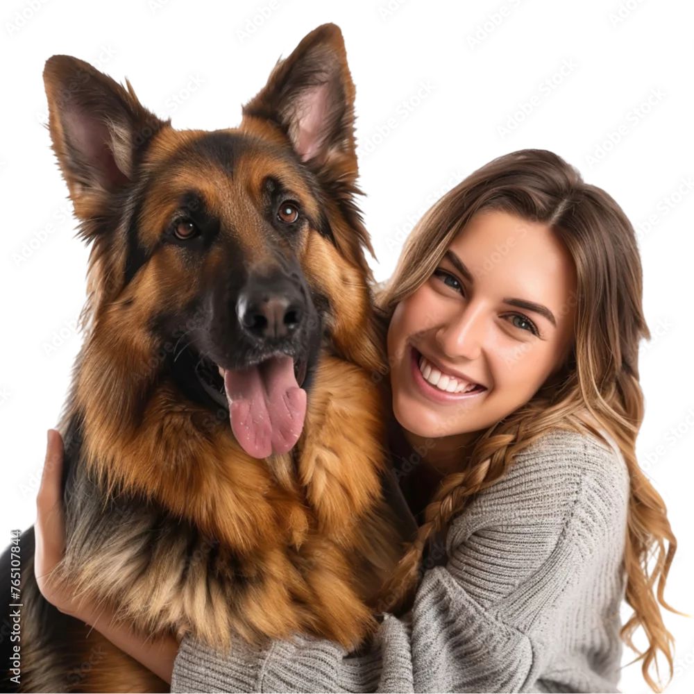Happy dog owner sharing NativeGut wellness experience